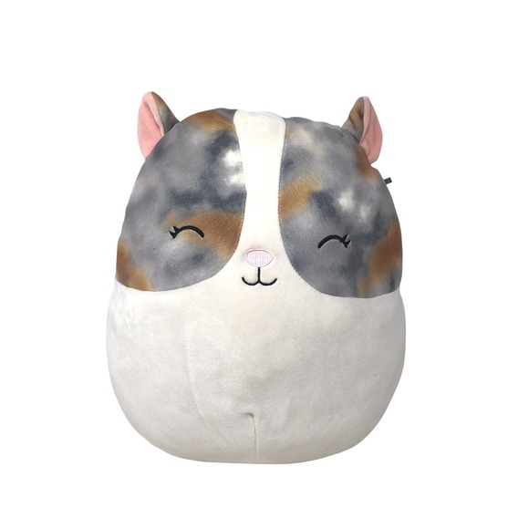 Squishmallows Other - Squishmallows 12" Plush Pax Hamster Cream Calico Spotted‎ Stuffed Pillow Animal